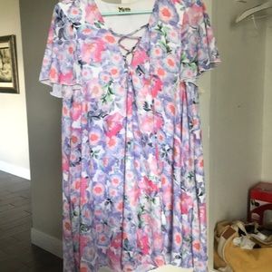 Poppy Daze Show me your mumu lace up dress